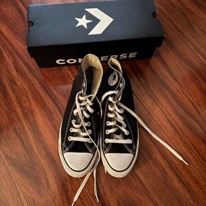 Converse Black and White High-Tops